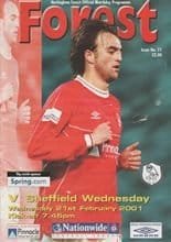 Nottingham Forest v Sheffield Wednesday 21-Feb-2001