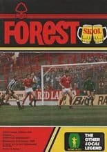 Nottingham Forest v Sheffield Wednesday 21-Aug-1985