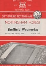 Nottingham Forest v Sheffield Wednesday 26-Feb-1966