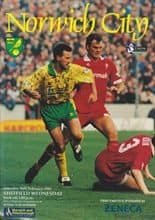 Norwich City v Sheffield Wednesday 26-Feb-1994