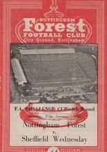 Nottingham Forest v Sheffield Wednesday 27-Jan-1962