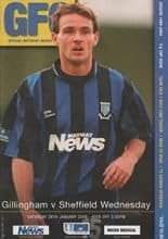 Gillingham v Sheffield Wednesday 29-Jan-2000