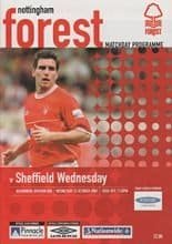 Nottingham Forest v Sheffield Wednesday 31-Oct-2001