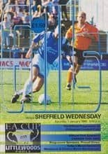 Gillingham v Sheffield Wednesday 07-Jan-1995