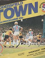 Hudddersfield Town v Shrewsbury Town 12-Nov-1983