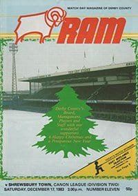 Derby County v Shrewsbury Town 17-Dec-1983