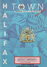 Halifax Town v Shrewsbury Town 20-Mar-1993