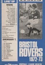 Bristol Rovers v Shrewsbury Town 21-Oct-1972