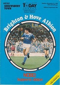 Brighton & Hove Albion v Shrewsbury Town 21-Dec-1986