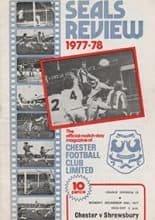 Chester v Shrewsbury Town 26-Dec-1977