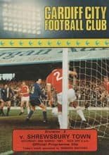 Cardiff City v Shrewsbury Town 28-Mar-1981