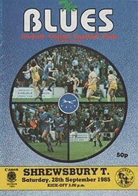 Carlisle United v Shrewsbury Town 28-Sep-1985