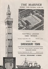 Grimsby Town v Shrewsbury Town 30-Aug-1975