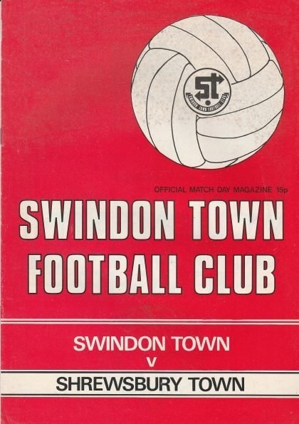 Swindon Town v Shrewsbury Town 30-Sep-1977
