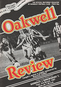 Barnsley v Shrewsbury Town 03-Mar-1987