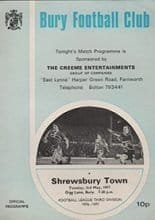 Bury v Shrewsbury Town 03-May-1977