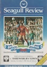 Brighton & Hove Albion v Shrewsbury Town 05-Nov-1988