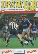 Ipswich Town v Shrewsbury Town 06-Sep-1986