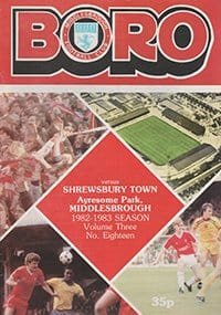 Middlesbrough v Shrewsbury Town 08-Mar-1983