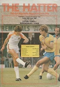 Luton Town v Shrewsbury Town 30-Apr-1982
