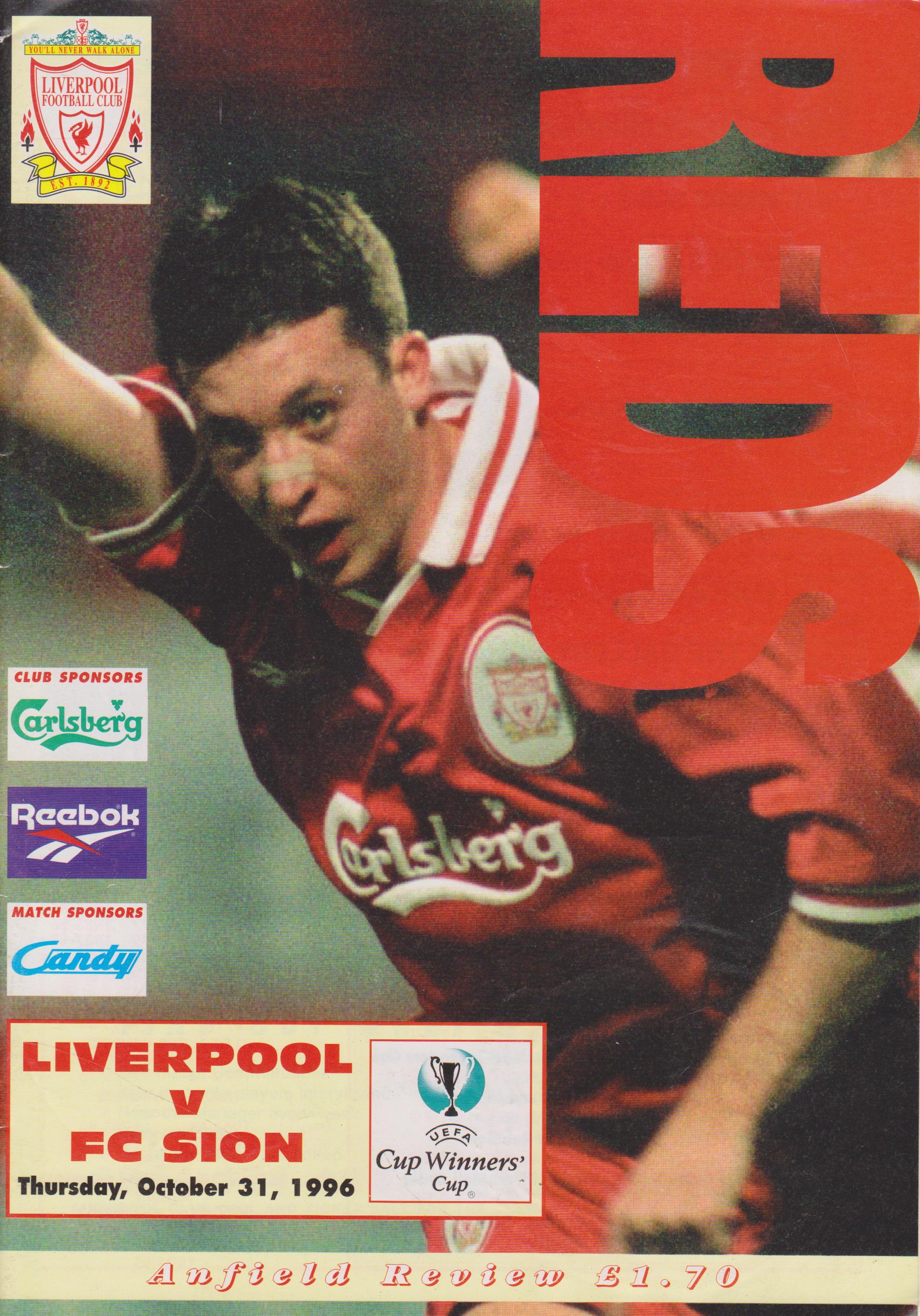 Liverpool v FC Sion 31-Oct-1996