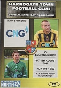 Harrogate Town v Solihull Moors 18-Aug-2007