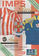 Lincoln City v Southampton 12-Nov-1996