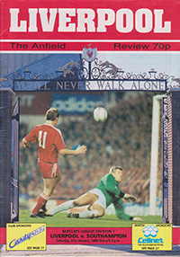 Liverpool v Southampton 21-Jan-1989