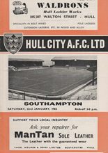 Hull City v Southampton 22-Jan-1966