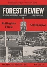 Nottingham Forest v Southampton 06-Feb-1971