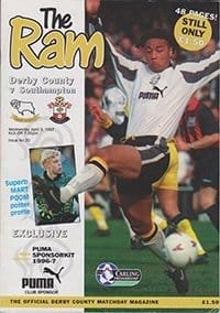 Derby County v Southampton 09-Apr-1997