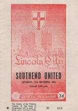 Lincoln City v Southend United 11-Nov-1961