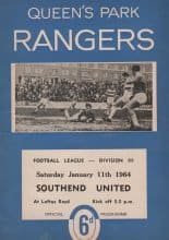 Queens Park Rangers v Southend United 11-Jan-1964