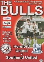 Hereford United v Southend United 17-Mar-2012