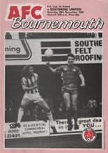AFC Bournemouth v Southend United 20-Nov-1982