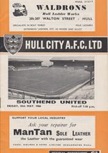 Hull City v Southend United 20-May-1966