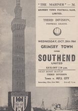 Grimsby Town v Southend United 28-Oct-1964