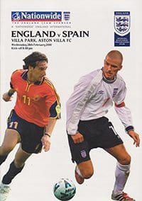 England v Spain 28-Feb-2001