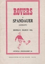 Doncaster Rovers v Spandauer 12-Mar-1955