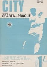 Manchester City v Sparta Prague 11-Dec-1967