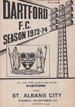 Dartford v St Albans City 15-Sep-1973