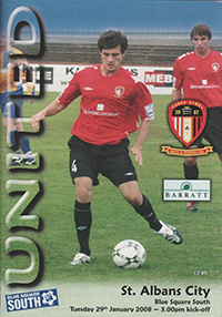 Hayes & Yeading United v St Albans City 29-Jan-2008