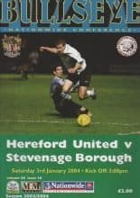Hereford United v Stevenage Borough 03-Jan-2004