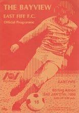 East Fife v Stirling Albion 27-Jan-1990