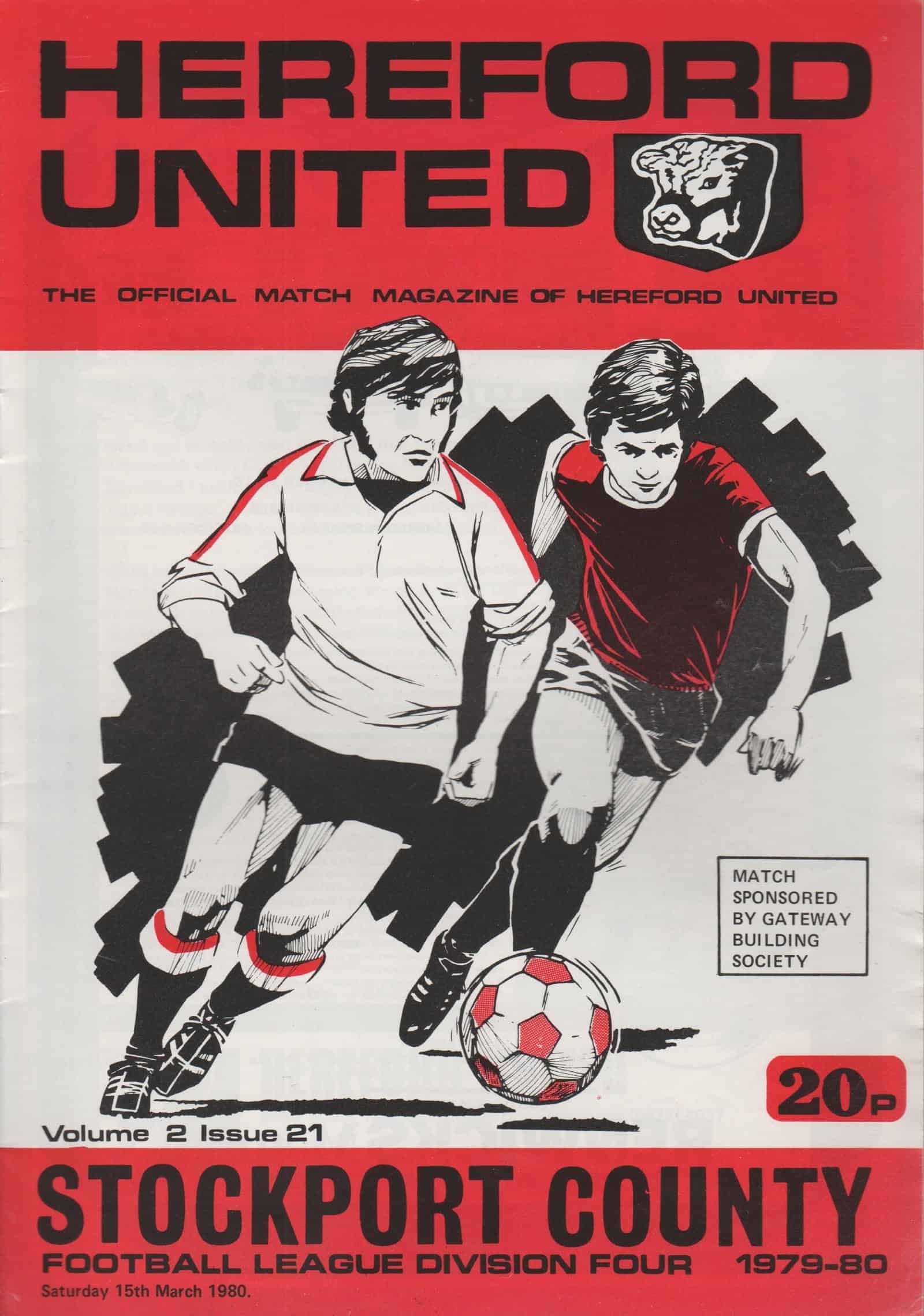 Hereford United v Stockport County 15-Mar-1980