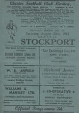 Chester v Stockport County 25-Aug-1962