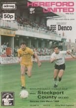 Hereford United v Stockport County 26-Mar-1988