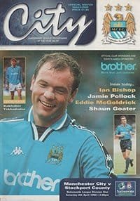 Manchester City v Stockport County 04-Apr-1998