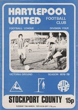 Hartlepool United v Stockport County 13-Mar-1979