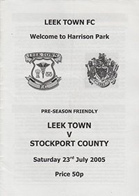 Leek Town v Stockport County 23-Jul-2005